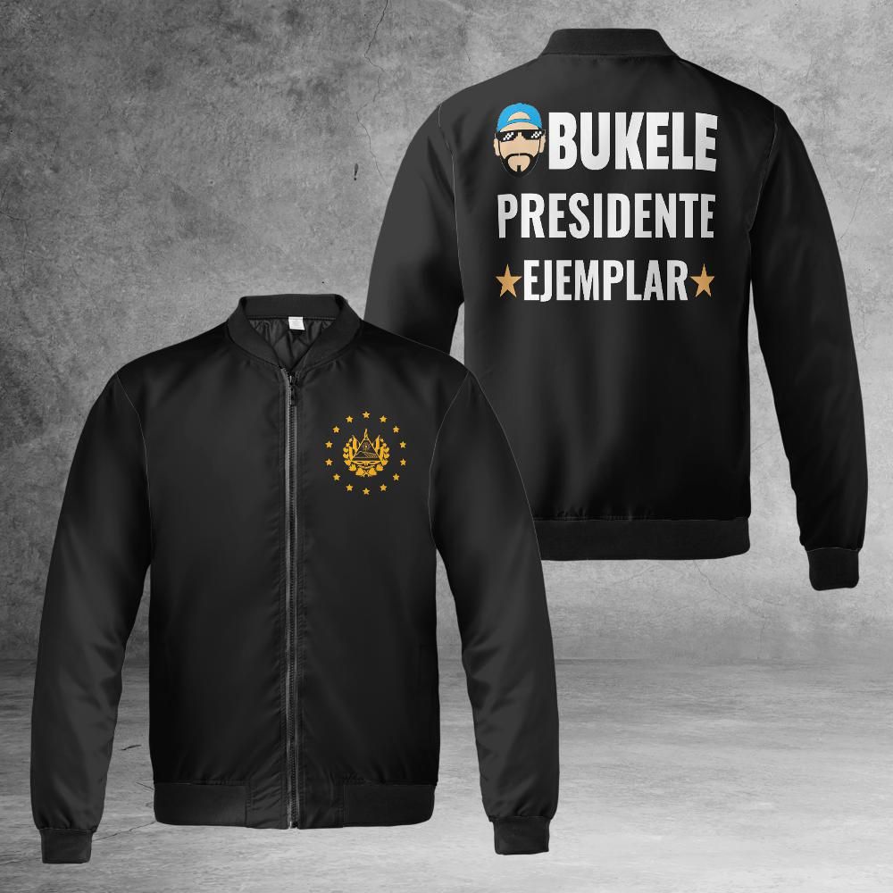 Bukele Ropa Chaqueta Nayib Bukele Presidente Ejemplar